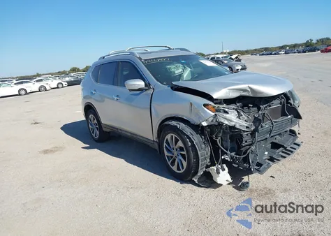 2015 Nissan Rogue Sl из США, поврежденный, VIN 5N1AT2MV6FC850991